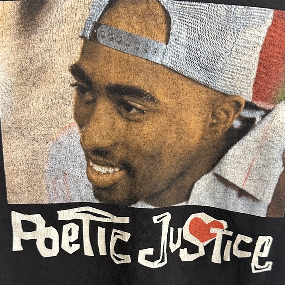 Black Tupac Tee - Picture 2 of 5